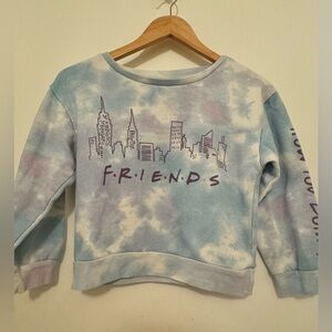 FRIENDS tie dye sweatshirt youth size 10/12